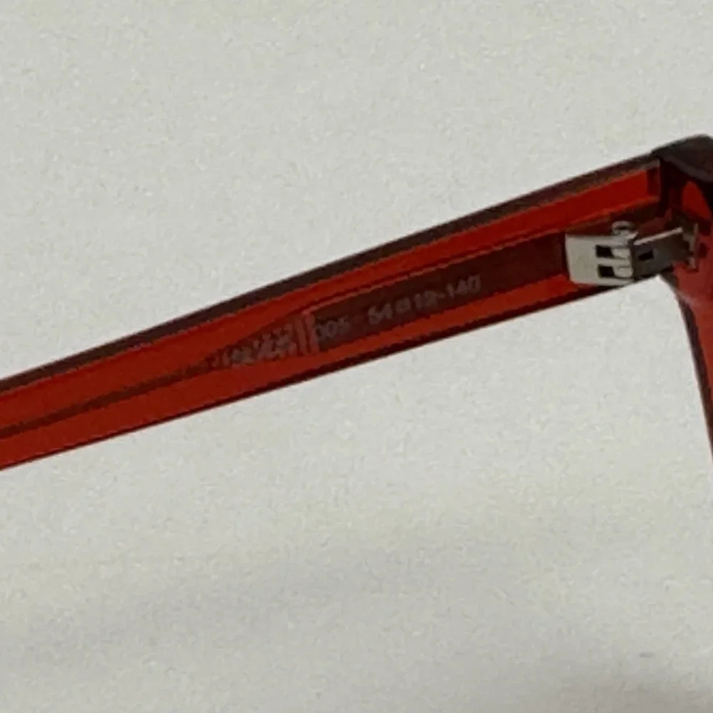 New SAINT LAURENT SL425 005 54mm Red‎ Cat Eye Oversized Sunglasses Italy Black